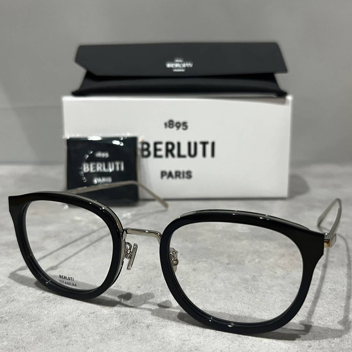 新品 BERLUTI ベルルッティ BL50008U 001 メガネ サングラス-www