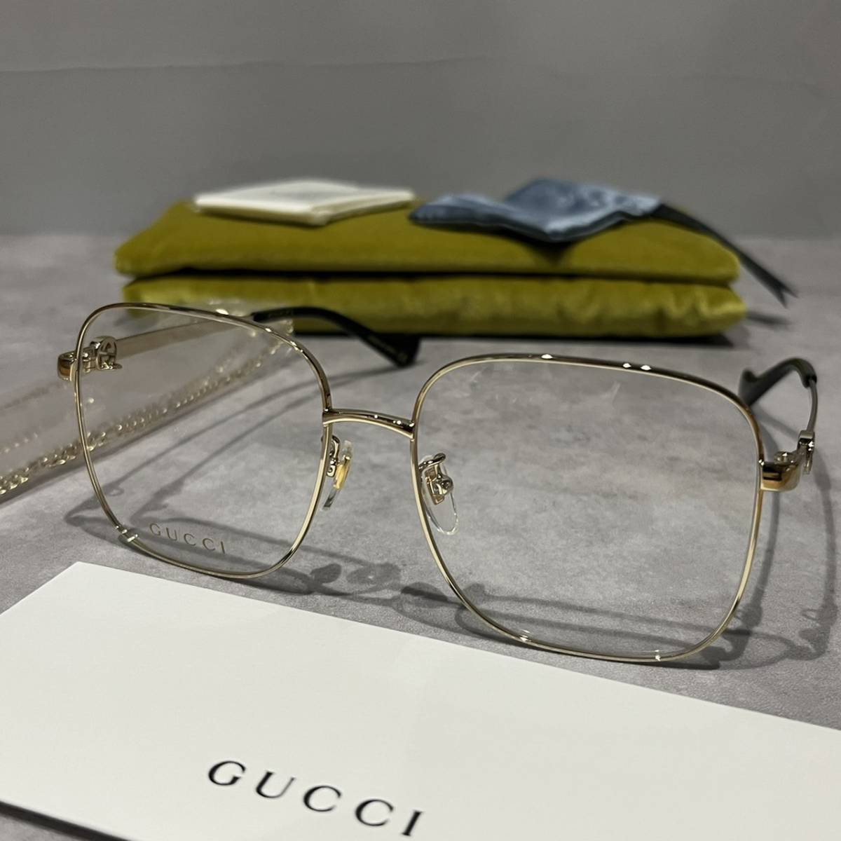 新古品・未使用品 GUCCI グッチ GG1092OA 001 日本製 サングラス メガネ 眼鏡 メンズ レディース