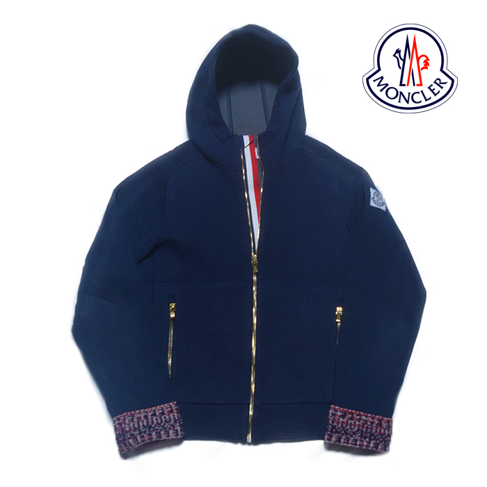 MONCLER GAMME BLEU トリコロールパーカー-