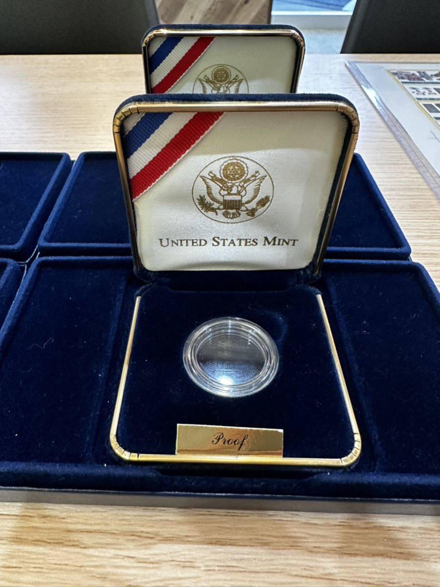ソルトレイクシティオリンピック 2002年 アメリカ 記念メダル コイン 金貨 銀貨 五輪 箱、ケースのみの画像3