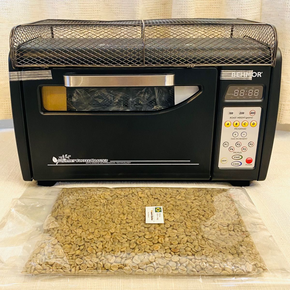 Behmor 2000 AB Plus コーヒー焙煎機 日本仕様 練習用生豆800g付き