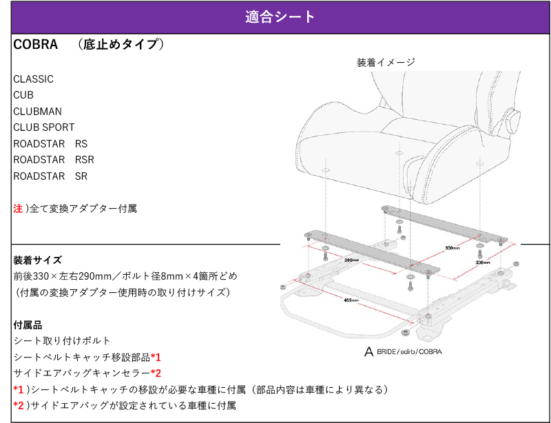 [コブラ 底止めタイプ]R35 GT-R(助手席)用シートレール(スーパーローモデル)[N SPORT製]_画像3