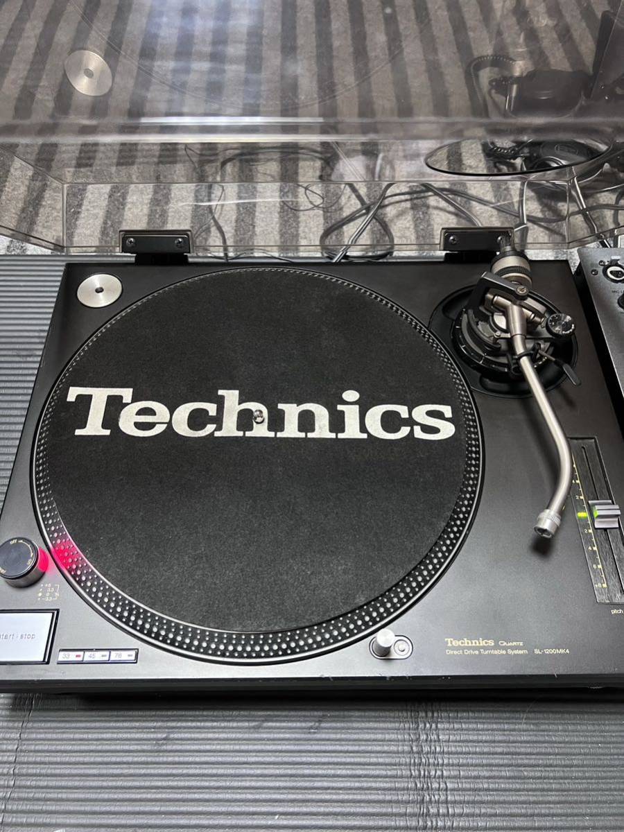 送料込☆テクニクス Technics SL-1200mk4 ターンテーブル ② 注意！ライト玉切れ