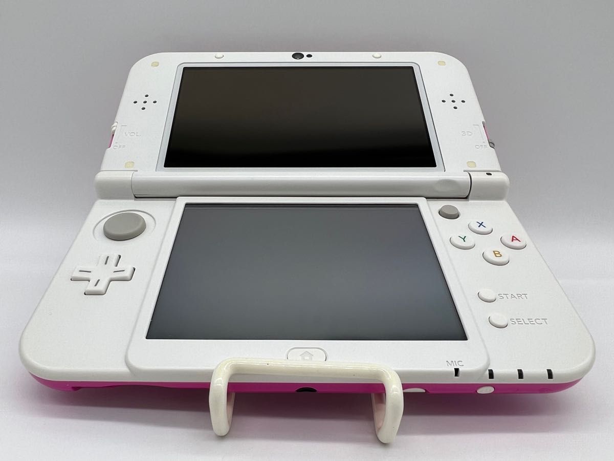 液晶美品・ほぼ完品】 Newニンテンドー3DS LL ピンク×ホワイト 本体-