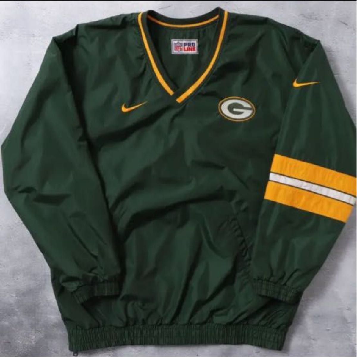 90's 白タグ NIKE GREEN BAY PACKERS プルオーバー-