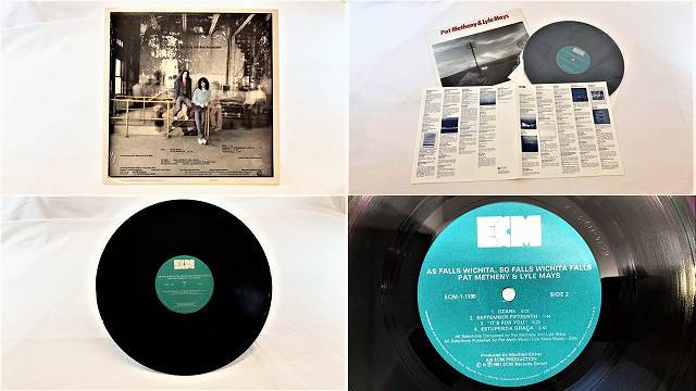 パットメセニー &ライルメイズ 邦題ウィチタフォールズ 中古レコード LP 20230126_画像2