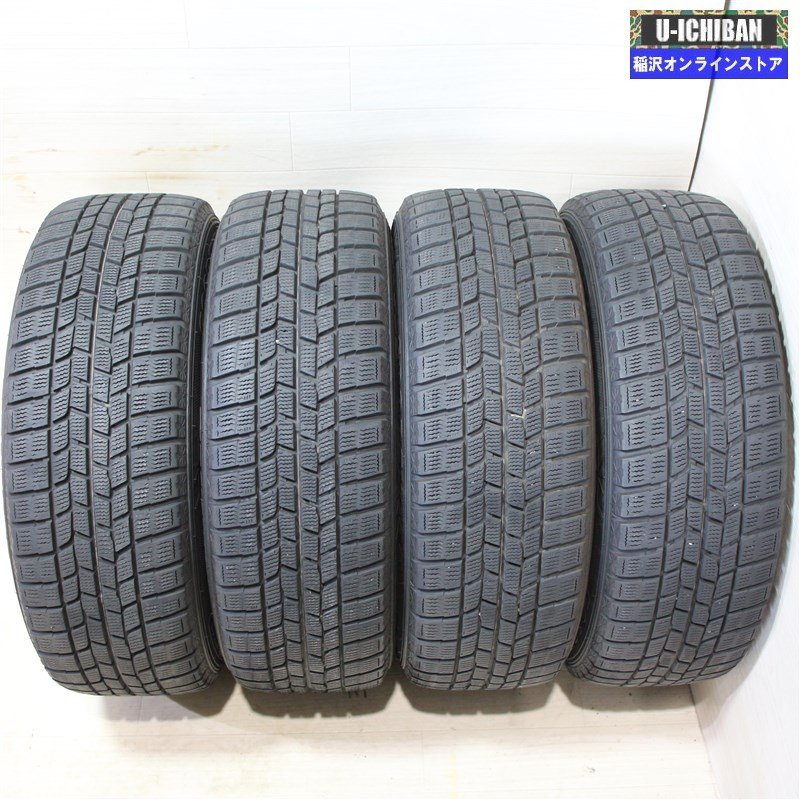 205/55R16 ゴルフ 等 フォルクスワーゲン 純正 6.5-16+50 5H112 グッドイヤー アイスナビ6 16インチ スタッドレス 4本セット 009_画像7