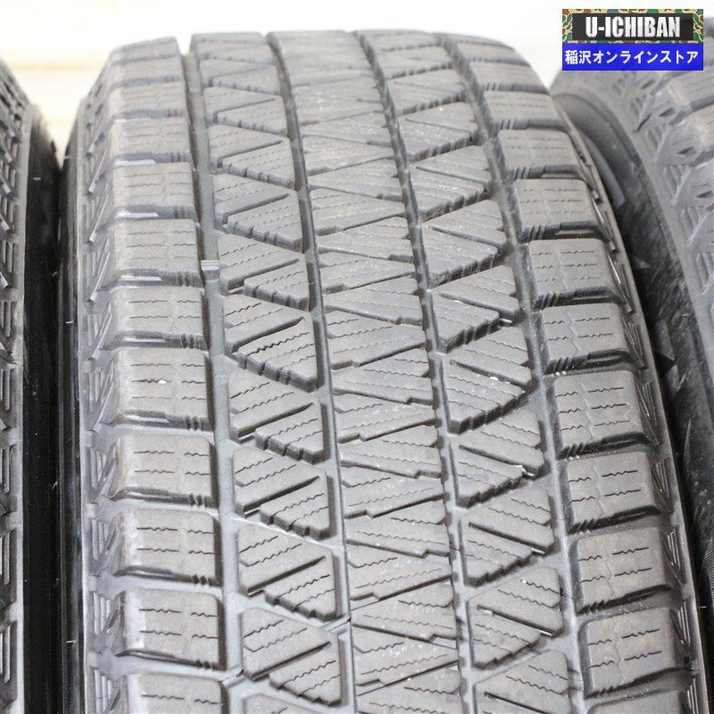 225/65R17 トヨタ ハリアー 純正 7-17+39 5H114.3 ブリヂストン DM-V3 17インチ スタッドレス 4本セット 009k_画像8