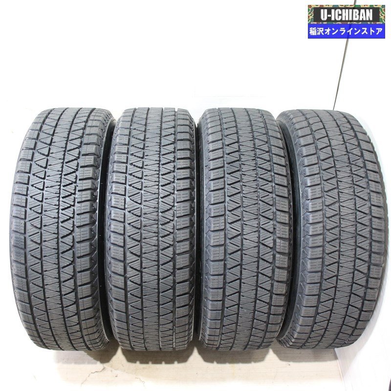 225/65R17 トヨタ ハリアー 純正 7-17+39 5H114.3 ブリヂストン DM-V3 17インチ スタッドレス 4本セット 009k_画像6