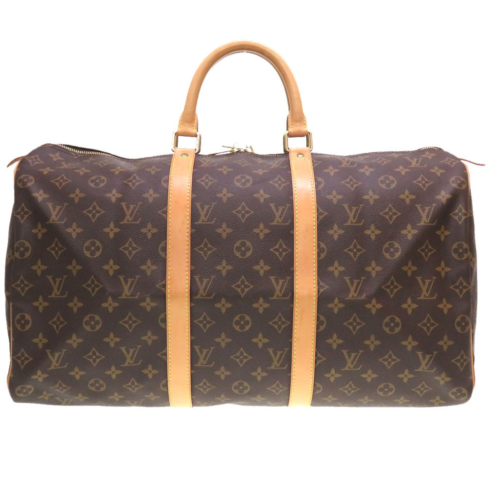 美品 ルイ ヴィトン モノグラム キーポル50 M41426 ボストンバッグ バッグ LV 0062 LOUIS VUITTON_画像1