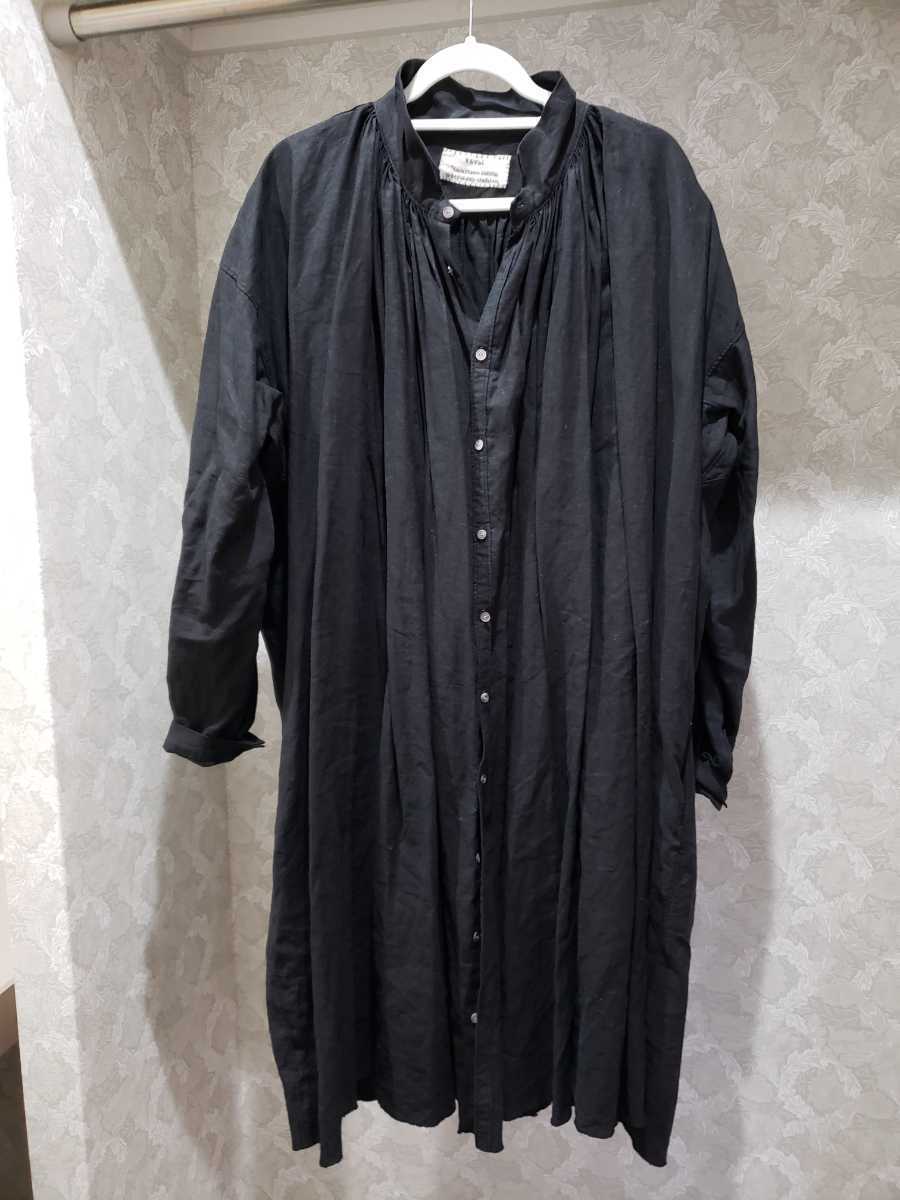 値下げ kaval Open Gather Onepiece Black カヴァル/ギャザー