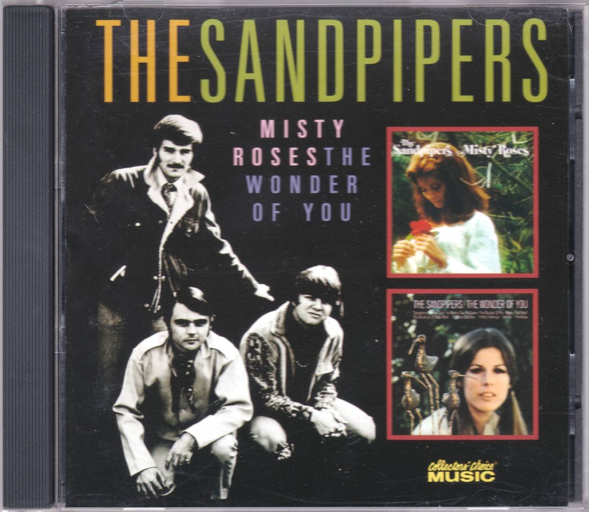 ☆THE SANDPIPERS(サンドパイパーズ)/Misty Roses＆The Wonder Of You『67年＆69年発表のソフトロックの超大名盤２in１』◆初CD化＆激レア_画像1