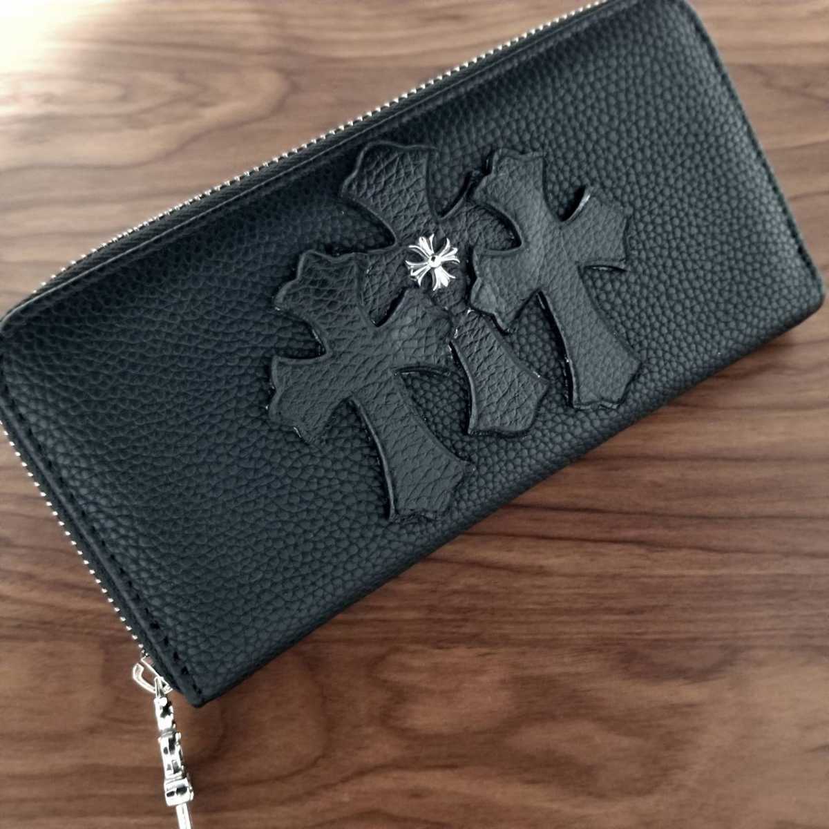 セットアップ CHROME HEARTS REC スクロールラベルウォレット 財布