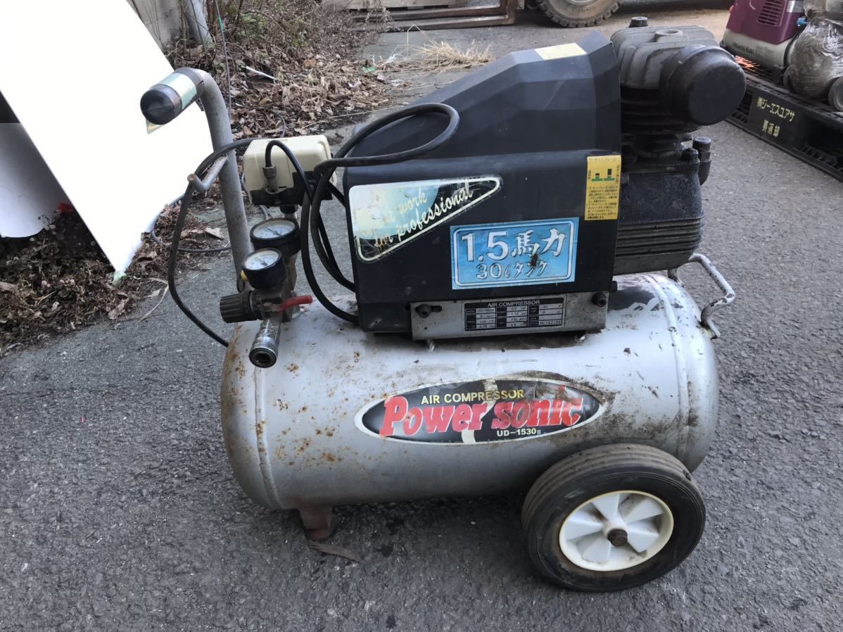 史上最も激安 パオック UD-1530Ⅲ Power sonic エアーコンプレッサー