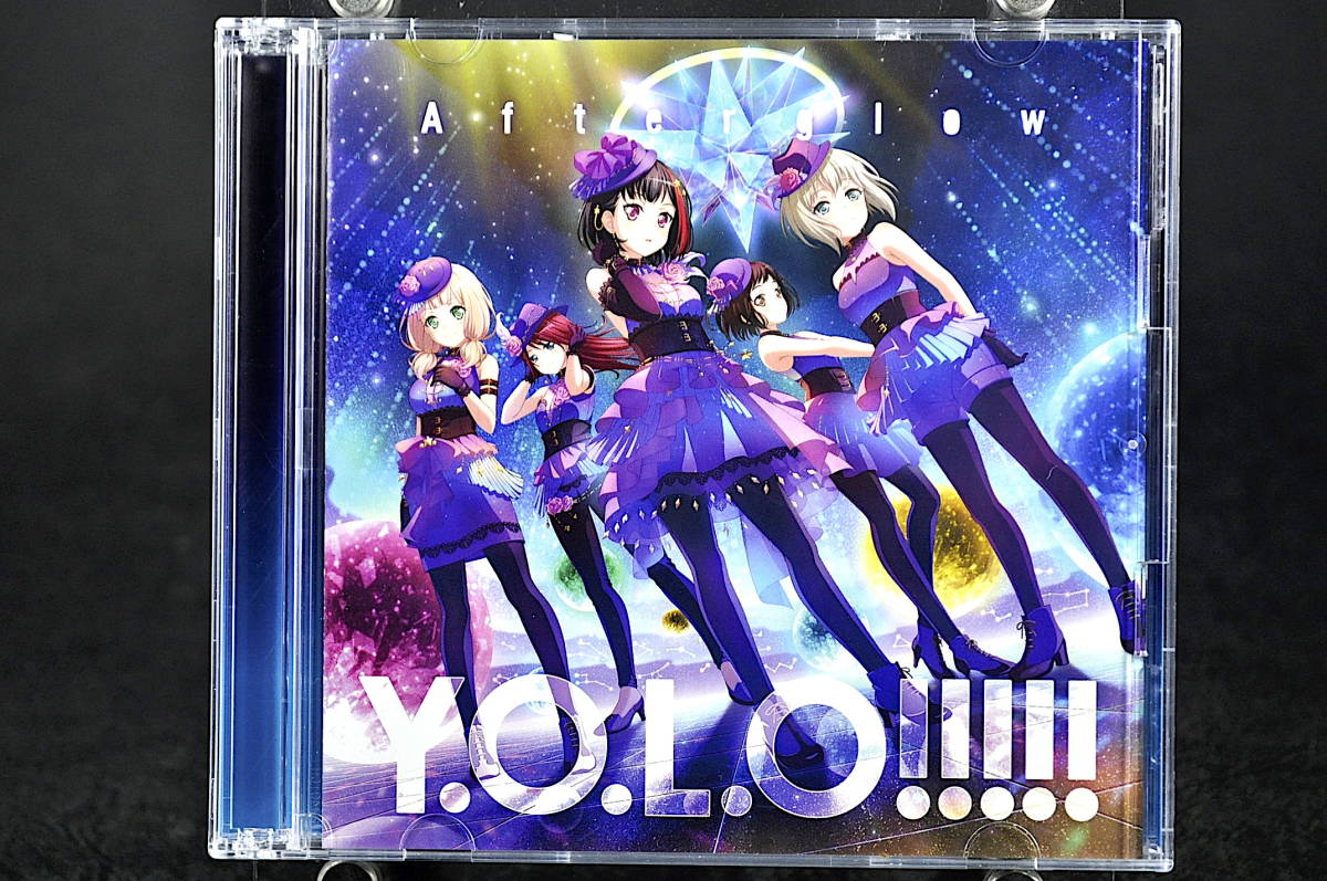 CD＋BD 帯,カード付 生産限定盤 BanG Dream! バンドリ Afterglow Y.O.L.O！！！ 中古 佐倉綾音 三澤紗千香 加藤英美里 日笠陽子 金元寿子_画像3