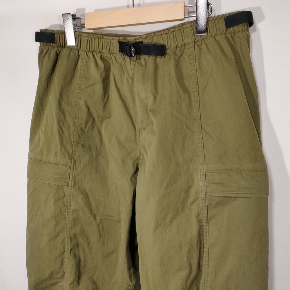  WTaps WTAPS 18SS грузовик брюки TRACKS TROUSERS. NYCO. WEATHER 181GWDT-PTM03 бегун 03 хаки б/у /KEI