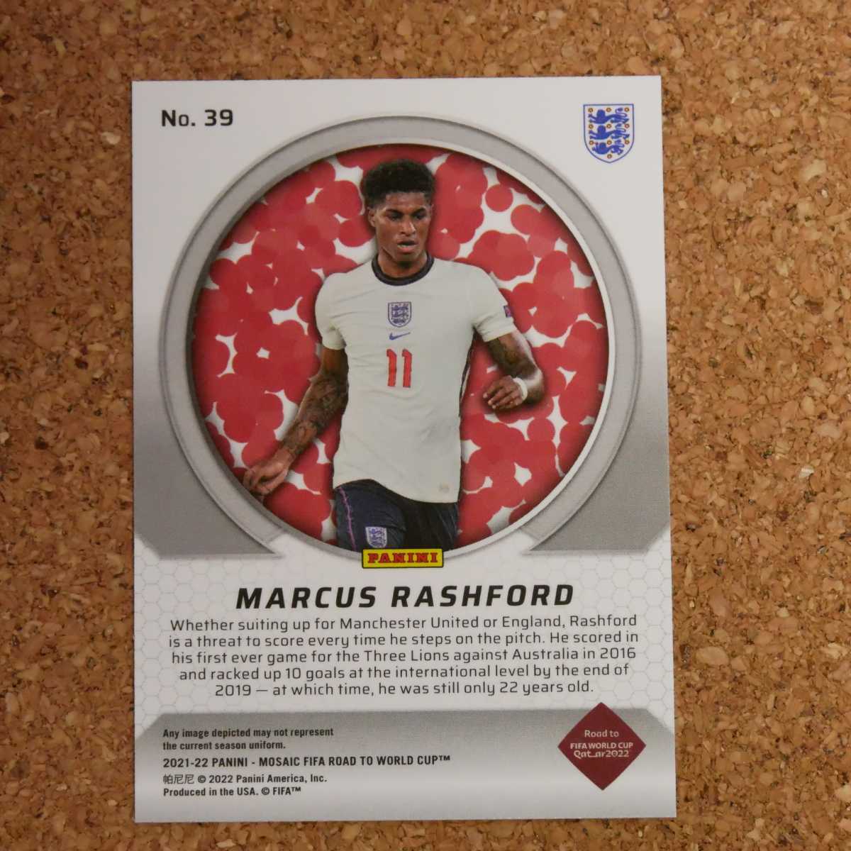 代引不可 2017 その他 panini ラッシュフォード 直筆サインジャージ