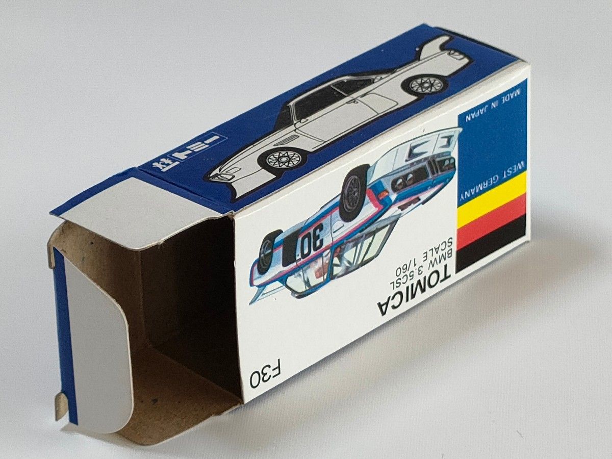 青箱トミカF30　BMW3.5CSL　美品　日本製