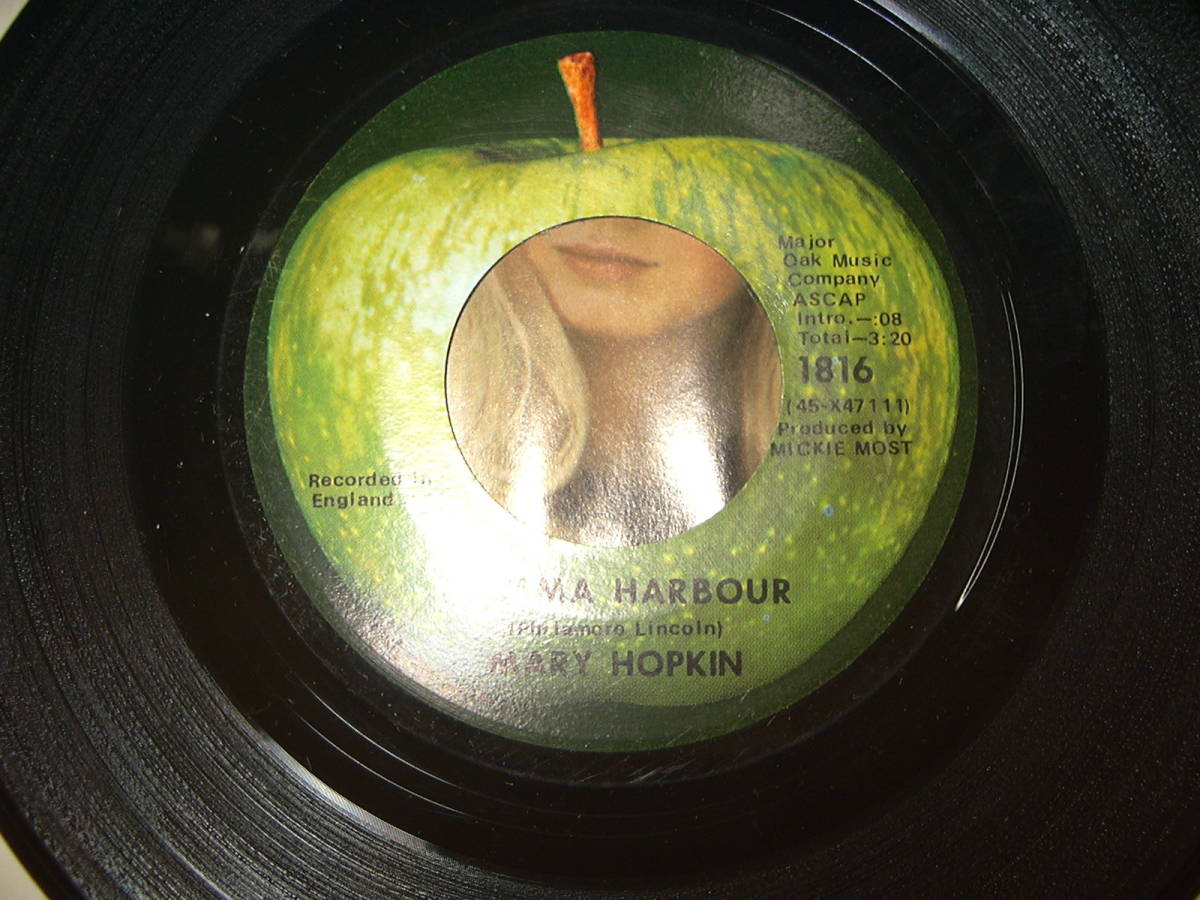 【EPレコード/US盤】MARY HOPKIN「TEMMA HARBOUR/LONTANO DAGLI OCCHI」_画像3