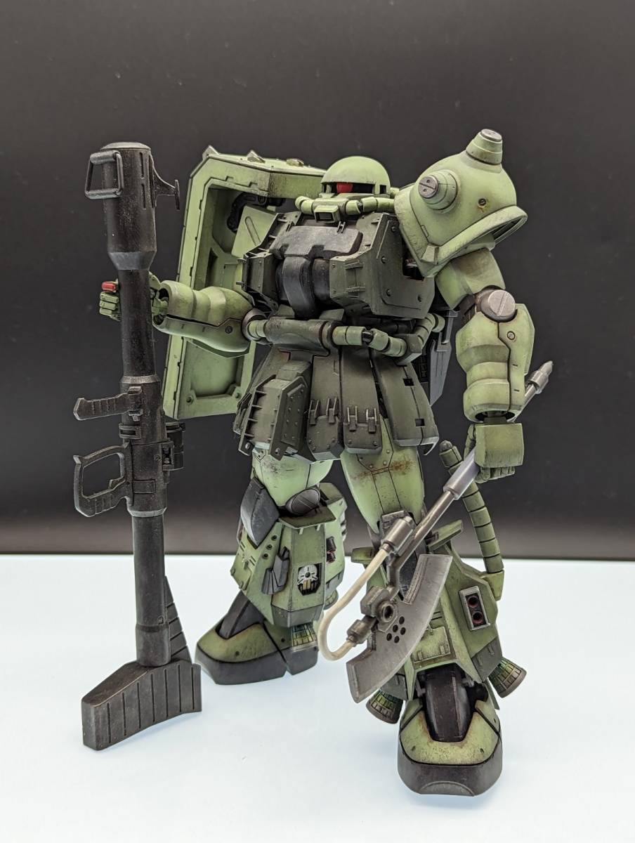 Yahoo!オークション - MG 1/100 MS06RF2ザク 改修塗装済完成品 Yahoo!オークション - MG 1/100 MS06RF2ザク 改修塗装済完成品