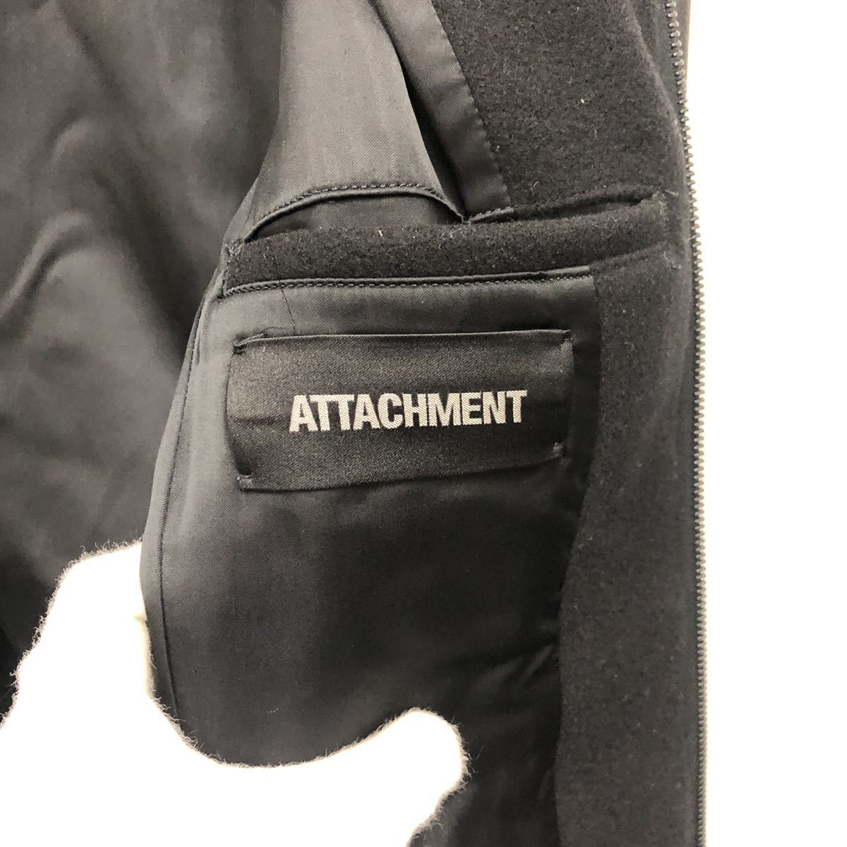 Attachment アタッチメント スタジャン 1サイズ ウールBLKブラック黒_画像4