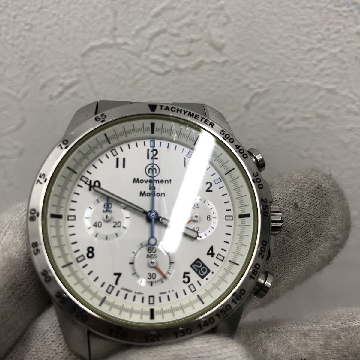 注文割引 in 【画面傷あり】movement motion 6T63-00L0 ステンレス