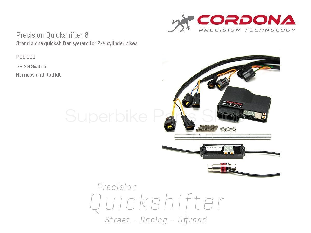 CORDONA Yamaha FZS 1000 Fazer 用 PQ8 Combo Quickshifter. Conventional Coils