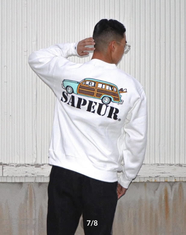 値下げ】 新品 JIMMYZ×SAPEur パーカー スウェット SWEAT 白 XL