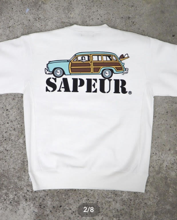 新品 JIMMYZ×SAPEur ジミーズ×サプール XL 白 スウェット-