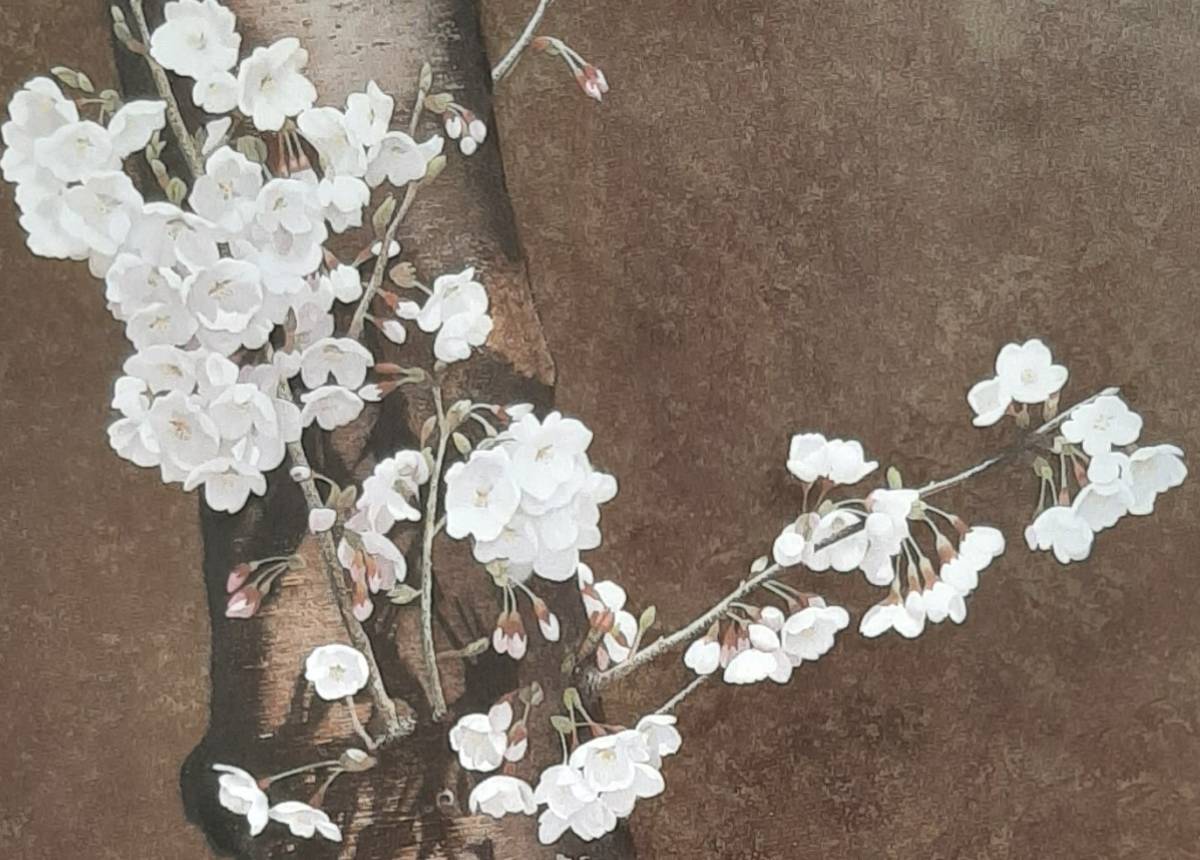  river . beautiful .,[ Sakura flower ], rare book of paintings in print. frame ., four season, scenery, popular work, order mat attaching * made in Japan new goods amount entering, free shipping 