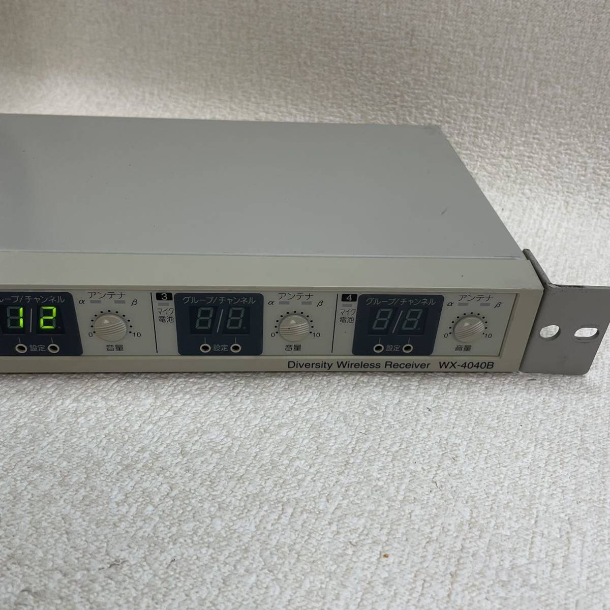 春夏新作 Y5)PanasonicパナソニックWX-4040ダイバシティワイヤレス
