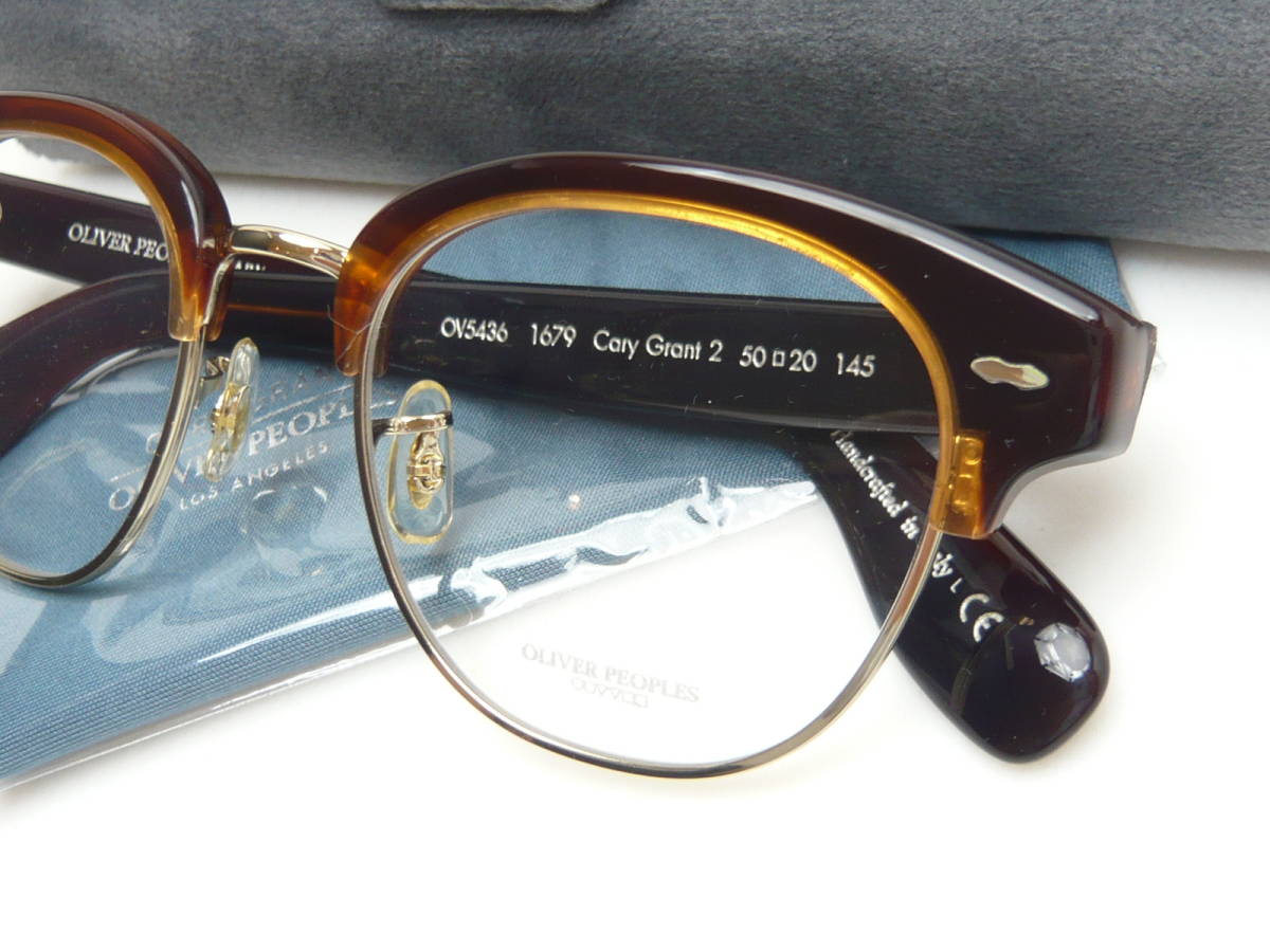 新品/オリバーピープルズ メガネ OV5436 1679-50 CARY GRANT 2 フレーム OLIVER PEOPLES 正規品 専用ケース付 ラスト1本_画像2