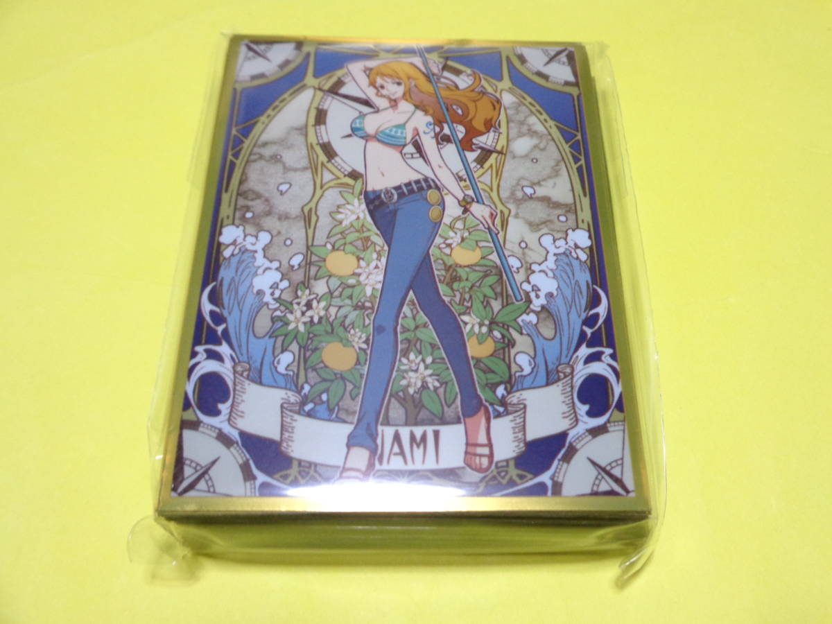 ミュシャ風　NAMI　ナミ　Illust：とみを　ワンピース ONE PIECE/混沌の女神様　カードスリーブ 未開封