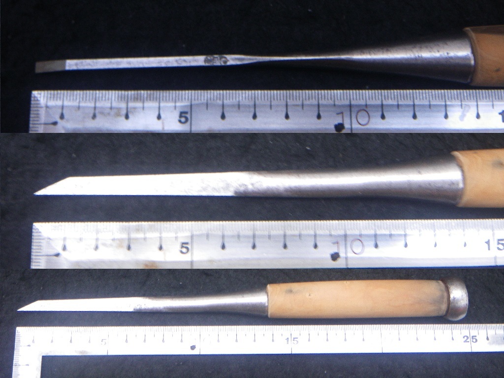 古鑿 角打 3.4㎜ 全長247㎜ 鑿 中叩 のみ 日本製 古鑿 角打 3.4㎜ 全長247㎜ 鑿 中叩 のみ 日本製