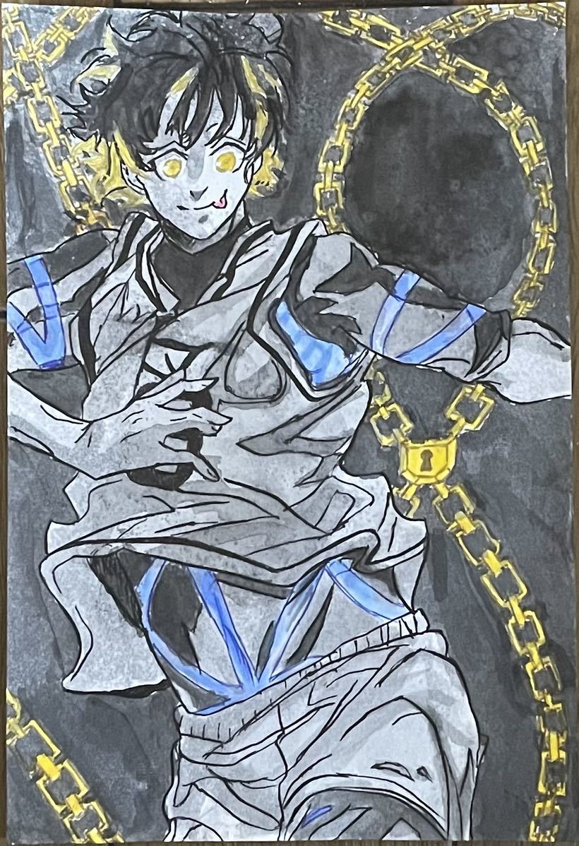 蜂楽 廻手描きイラスト(ポストカード) 手描きイラスト