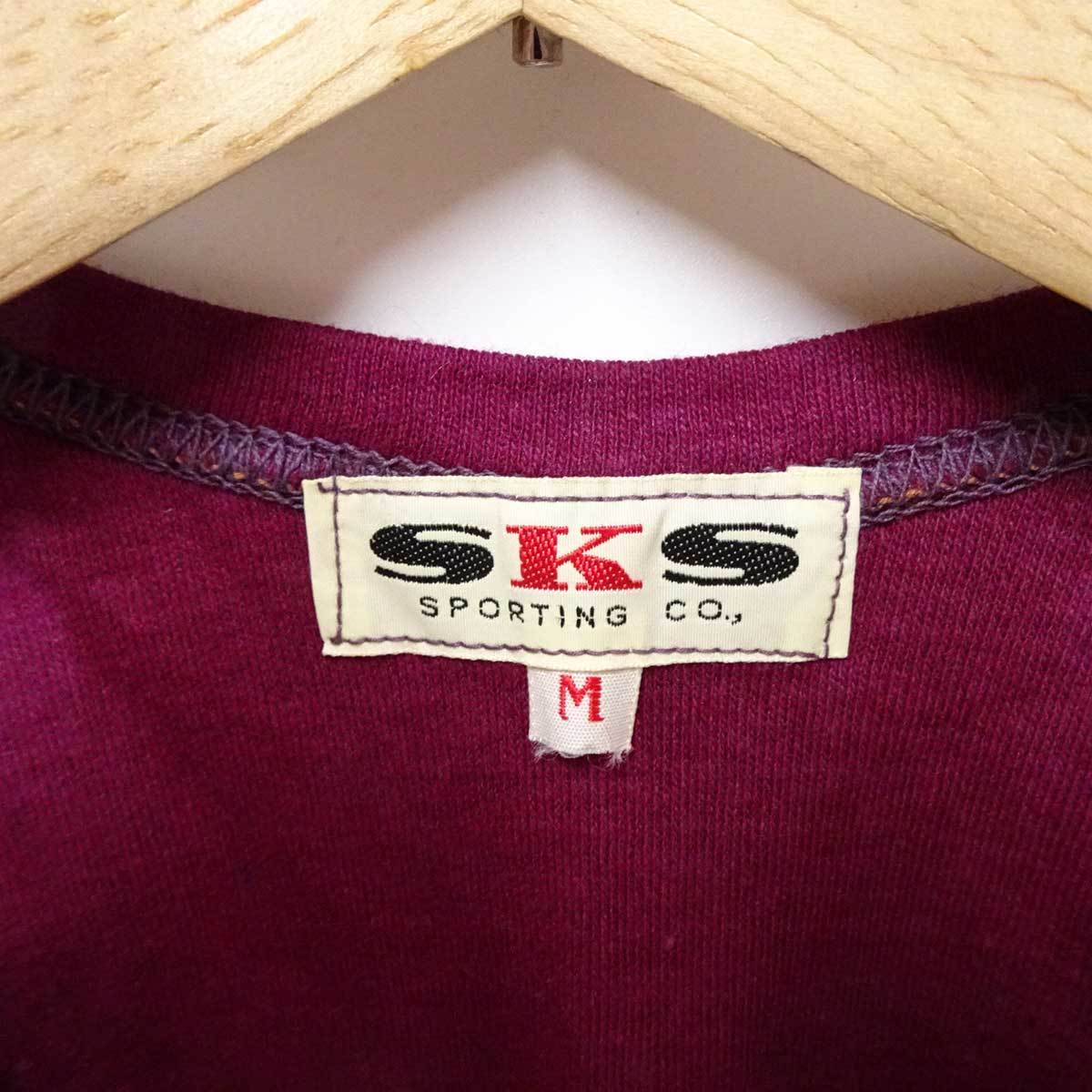 [ used ][ unused / dead stock ] SKS tank top running shirt M dark red Kids Vintage retro 