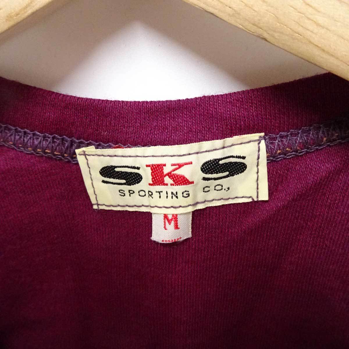 【中古】[未使用/デッドストック] SKS タンクトップ ランニングシャツ M エンジ キッズ ビンテージ レトロ_画像2