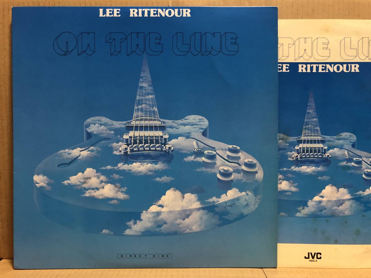 LEE RITENOUR ON THE LINE LP VIDC-5 DIRECT DISK Japanese record 