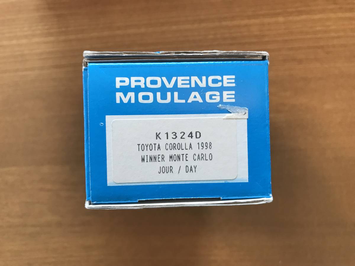 1/43キット PROVENCE MOULAGE トヨタ・カローラ WRC #5 C.サインツ組 ラリー・モンテカルロ優勝 1998