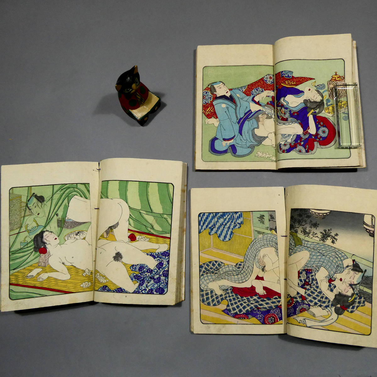Yahoo!オークション - 歌川国芳 木版春画 艶本 「当世小紋帳」3 Yahoo!オークション - 歌川国芳 木版春画 艶本 「当世小紋帳」3