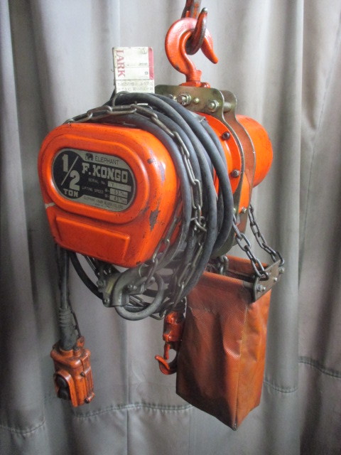 上品な s498★象印 電動チェーンブロック 1/2ton(500kg) 200V その他 上品な s498★象印 電動チェーンブロック 1/2ton(500kg) 200V その他