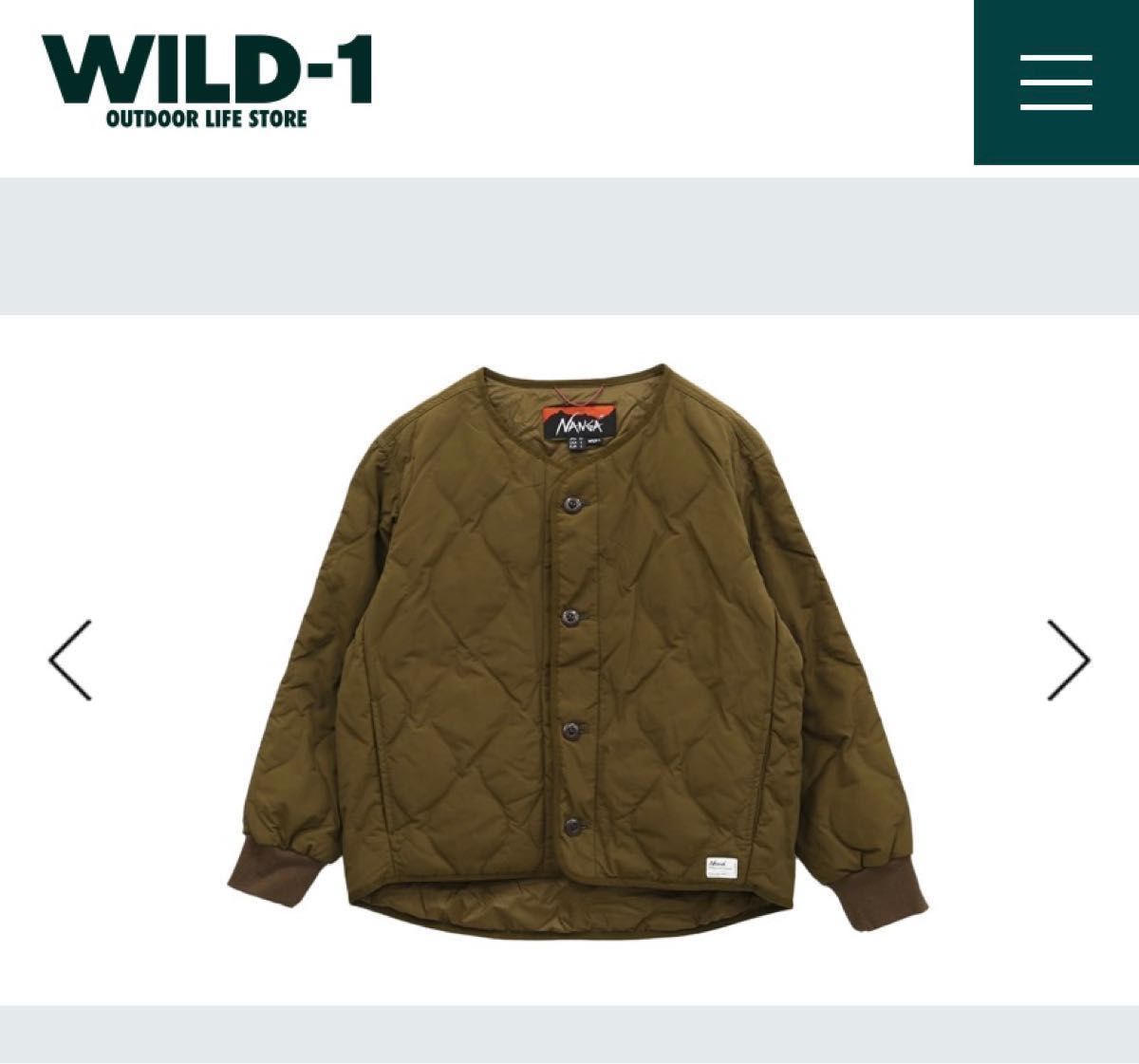 ナンガ NANGA ワイルドワン WILD-1 オニオンキルト カーディガン ナンガ NANGA ワイルドワン WILD-1 オニオンキルト カーディガン