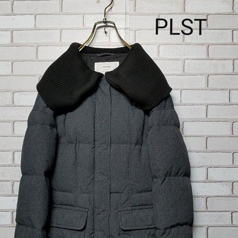 PLST】プラステ ニット切り替え ロングダウンコート|PayPayフリマ