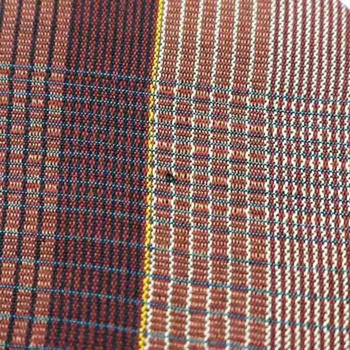  Issey Miyake reji men taru stripe pattern silk made in Japan brand necktie men's brown group ISSEY MIYAKE