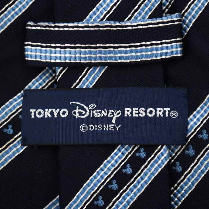 Disney reji men taru полоса рисунок Mickey Mouse TDL шелк сделано в Японии бренд галстук мужской темно-синий серия Disney