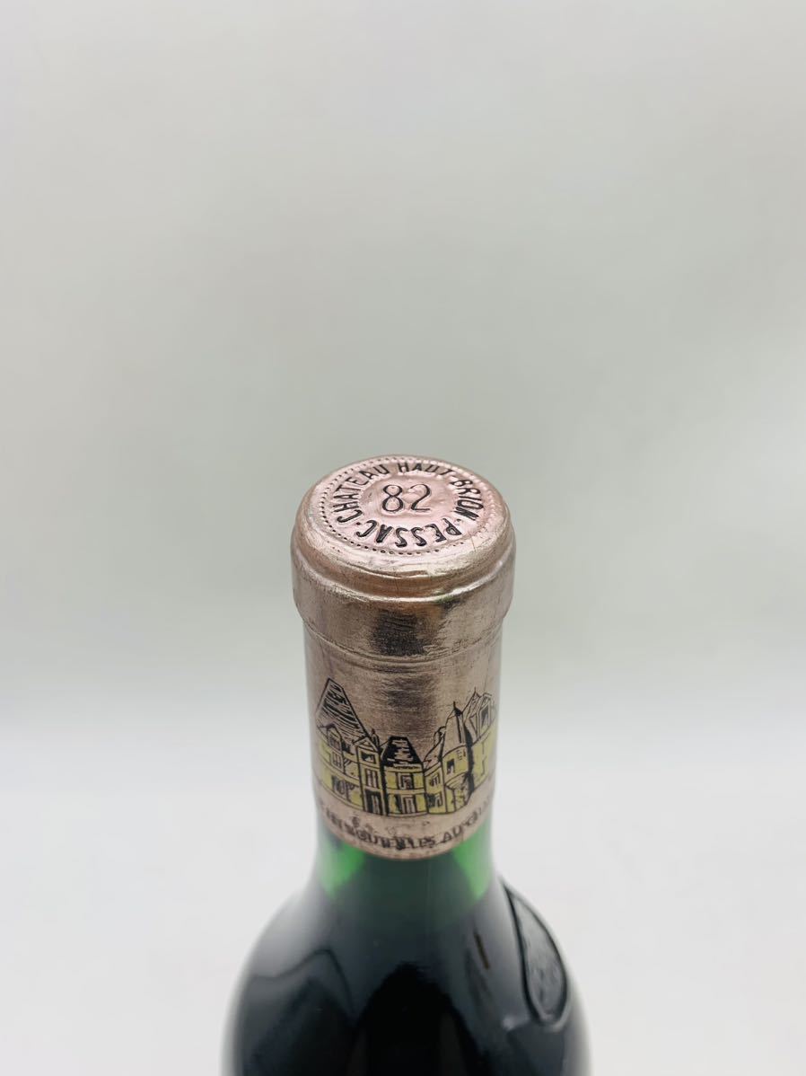 【未開栓】CHATEAU HAUT BRION シャトーオーブリオン 1982 赤ワイン 果実酒 古酒 750ml 13% ラベル破れあり WI0745の画像6