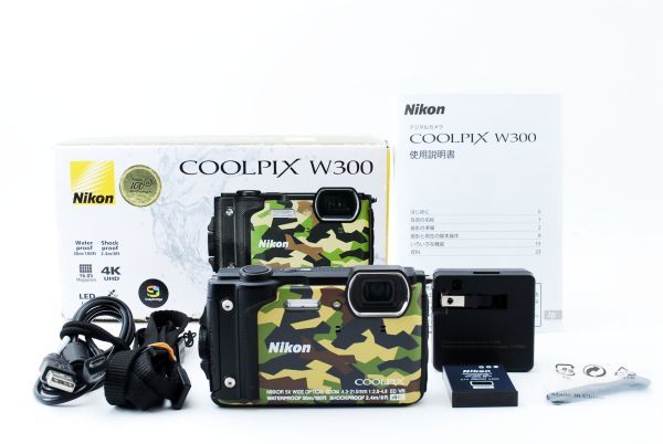 10674☆美品☆ Nikon ニコン COOLPIX W300 カムフラージュ boussias.cy