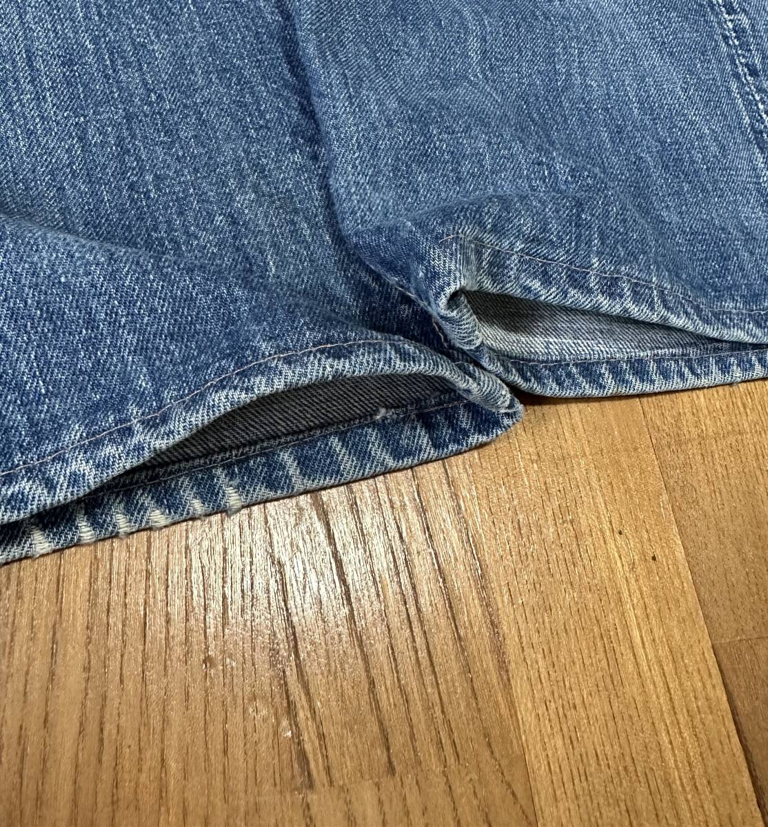 60's VINTAGE Levi's 501 bigE タイプ物 16刻印 足長R Ｖステッチ デニムパンツ ヴィンテージ オリジナル USA製 古着_画像10