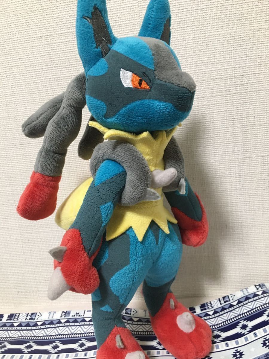 【早い者勝ち】【レア】ルカリオ メガルカリオ ぬいぐるみ 正規品 ポケモン 波動 ポケモンセンター限定 ポケットモンスター
