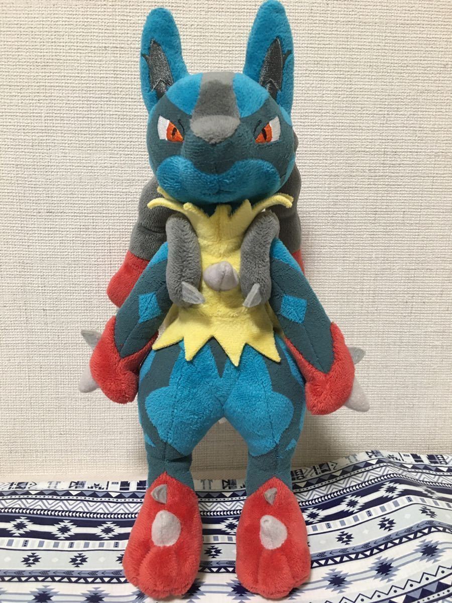 【早い者勝ち】【レア】ルカリオ メガルカリオ ぬいぐるみ 正規品 ポケモン 波動 ポケモンセンター限定 ポケットモンスター